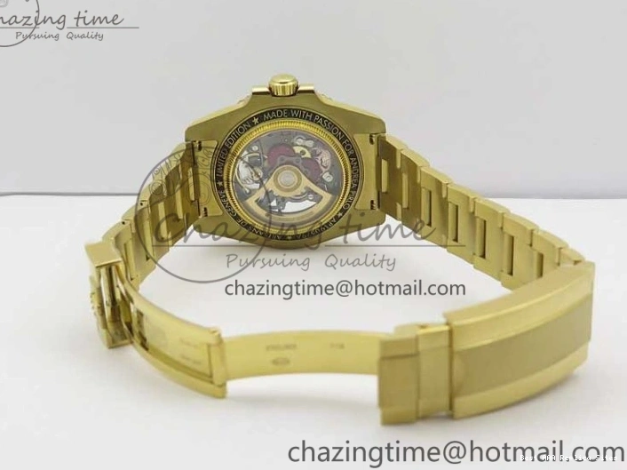 Good Copy Rolex Watches Skeleton Submariner on SA YG Edition Pirlo Project Bracelet Best 2981 YG Andrea VRF Popular 0108